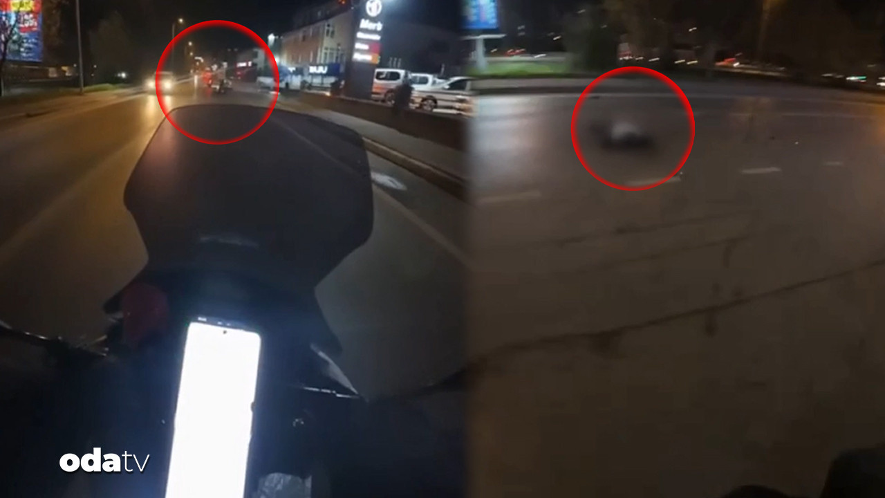 Sultanbeyli’de feci motor kazası… O anlar kamerada